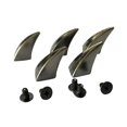 thumbnail image 2 of GUOOL 5 Pcs Clous de Forme Rivets pour Chapeau Sac Cuir Artisanat Décoration Gris, 2 of 6