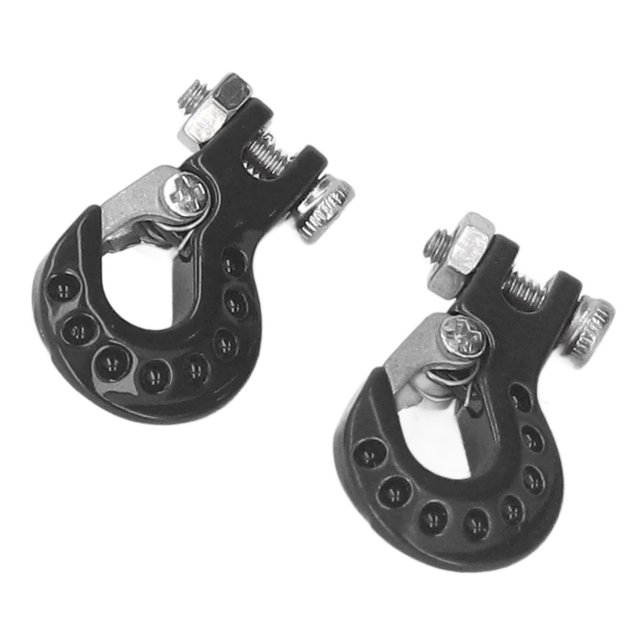 RC Trailer Chain, Replacement RC Tow Hook Decoration Aluminum Alloy Upgrade Part For Outdoor Game Red,Blue,Black