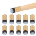 thumbnail image 4 of Embout de Snooker, Embout de Queue de Billard, Cuivre+cuir PU 10 Pcs pour Embout à Coller Embout de Queue de Snooker 10 mm, 4 of 8
