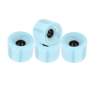 4 Pcs Roues de Planche à Roulettes 2,75 Pieds' X 2 Pieds' 78A pour Enfants, Longboard, Planche à Roulettes Électrique, Mini Cruiser, Etc. - Cyan