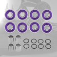 thumbnail image 3 of koolsoo 8x Skateboard Bearing Roller Skates Double Shielded Inline Skates Wheels Ball, 3 of 9