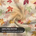 thumbnail image 4 of Fall Round Tablecloth 60 Inch Autumn Maple Leaf Pumpkin Sunflower Print Decorative Table Cloth Thanksgiving Tablecloth Suitable for Home Kitchen Dining Table Outdoor Party Picnic, 4 of 6