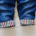thumbnail image 4 of Infant Toddler Suspender Jeans Cute Special Secure Clips Easy-On Flexible Travel 6-12 Months, 4 of 6