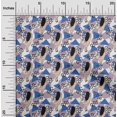 thumbnail image 1 of oneOone Tissu Popeline de Coton Sergé Blanc à Poistriangle & Monstre Matériel de Robe Imprimé Tissu au Mètre 56 Pouces de Large, 1 of 3