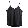 thumbnail image 3 of Women's Silk Satin Tank Tops V Neck for Summer and Work, 3 of 4