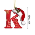 thumbnail image 5 of Christmas Tree Decorations,26 Letters Christmas Tree Decoration Pendant Christmas Tree Ornaments Personalized Diy Christmas Ornaments Christmas Decoration Xmas Tree Hanging Decor, 5 of 5