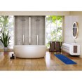 thumbnail image 4 of Tapis de Couloir de Bain Double Lavabo en Microfibre Polyester Bleu Royal - 48 Pouces L x 20 Pouces L, 4 of 6