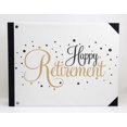 thumbnail image 3 of Darling Souvenir White Calligraphy Printed Hardbound Cover PersonalizedGuestbookFor Retirement PartyGuestSign InKeepsakeBookRegistry-9 x 12 Inches, 3 of 5