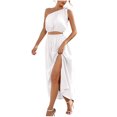 thumbnail image 1 of Birdeem Womens Fashion Bow Split Large Swing Suit Dress, 1 of 8