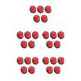 thumbnail image 2 of Wweixi 5pcs/set Artificial Lotus Realistic Appearance Easy To Clean Long-lasting bright red 5Set, 2 of 6