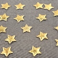thumbnail image 3 of Vaidha 100pc Gold Cloth Christmas Five-pointed Star Confetti Home Decoration 2cm, 3 of 3