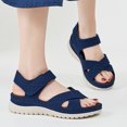 thumbnail image 3 of IUJSOY Walking Sandals for Women Lightweight Mesh Open Toe Comfort Footbed Platform Beach Shoes, 3 of 8