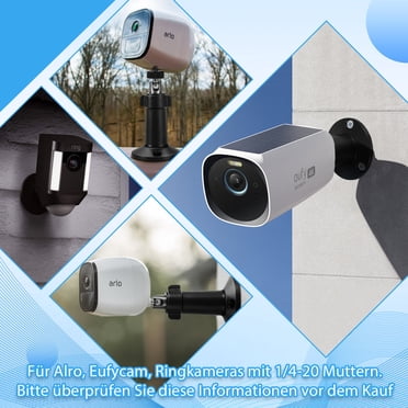 Xingzhi Lot de 3/lot Support Mural Facile et Sécuritaire pour Caméra Blink, Plastique Librement Ajustable