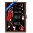 thumbnail image 2 of Michael Jordan - Timeline Wall Poster, 22.375" x 34" Framed, 2 of 4