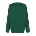thumbnail image 5 of Chandails en Molleton Col en V pour Femmes Manches Longues Décontractées Tops Chandail Oversize, 5 of 5