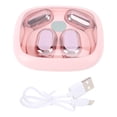 thumbnail image 2 of Ear Hook Translator, 140 Languages AI Translation Earbuds 3 Working Modes HIFI Sound Quality  for Travel Learning Pinkish,Black,Beige,Purplish, 2 of 7