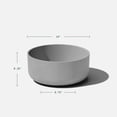 thumbnail image 3 of Veradek Pure Series Kona Bowl 14" Planter 2 Pack Grey, 3 of 8
