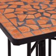 thumbnail image 5 of vidaXL Table d'Appoint en Mosaïque Céramique Terracotta, 5 of 5