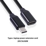 UsRHHA USB C Câble d'extension 1.5M, USB C Extendeur mâle à femelle pour charge de transfert de données, Cord d'extension type-C pour moniteur de tablette de téléphone portable