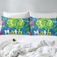 thumbnail image 3 of YST Math Equation Bed Sheets For Kids Twin Size Mathematics Formula Biology Bedding Set For Boys Girls Math Geometry Science Fitted Sheet Educational Theme Bed Cover, 3 of 4