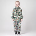 thumbnail image 2 of MIASHUI Ensemble de Pluie pour Enfants Imperméable Veste avec Pantalon 2 Pcs Imperméable Pliable avec Capuche, Vert, 9-10 Ans, 2 of 3