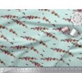 thumbnail image 3 of Soimoi polyester Crepe Fabric Colorful Bird Print Fabric by the Yard 52 Inch Wide, 3 of 3