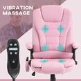 thumbnail image 4 of Vinsetto 6 Point Vibrating Massage Office Chair High Back Executive Chair, 4 of 10