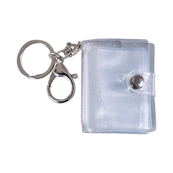Clearance! 1 Piece 16 Bag Mini Insert Photo Album With Keychain Photo Card Binder For Picture Storage Book Family Wedding Memorial Gift Specials of The Day Sale&Deal #60