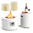 thumbnail image 1 of Gymax 40,000 BTU Outdoor Fire Pit Table Set w/ Tank Holder Stainless Steel Burner, 1 of 10