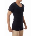 thumbnail image 2 of Underworks Mens Cotton Concealer Compression V-neck T-shirt, 2 of 5