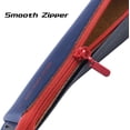 thumbnail image 2 of 2-Pack Notebook Pen Holder Attachable Fountain Pen Case for Medium Size Hardcover Notebooks, Journals, Planners, Zipper Closure(Blue), 2 of 7