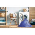 thumbnail image 2 of Ahgly Tapis d'Intérieur Lavable en Machine Carré Transitionnel Bleu Ciel, 8 Pieds Carré, 2 of 7