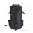 thumbnail image 2 of Langgg Cylindrical Fishing Tackle Backpack Large Capacity Polyester Fishing Bags Backpack with Rod Holder Fishing Gear Bag, 2 of 6