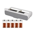 thumbnail image 1 of Gkeoshab Seasoning Box Spicecaddy Organizer Rack Organizer Under Cabinet Self Adhesive Slides In And Out Seasoning Organizer Pull Down Hidden Rack For Drawer With 6 Bottles Home & Garden, 1 of 9