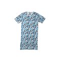 thumbnail image 2 of Robe à Imprimé Bleu à Dos Ouvert Adaptative pour Femmes, 2 of 5