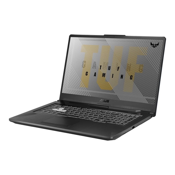 ASUS TUF Gaming A17 Portable de Jeu, 17,3 Po 120 Hz Full HD de Type IPS, AMD Ryzen 7 4800H, GeForce GTX 1650, 16 Go DDR4, SSD PCIe 512 Go + HDD 1 To, Wi‐Fi Gigabit 5, Windows 10 Famille, TUF706IH-ES75