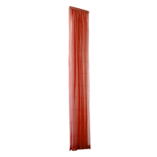 1 PCS Pure Color Tulle Door Window Curtain Drape Panel Sheer Scarf Valances