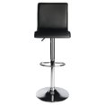 thumbnail image 4 of Winsome Spectrum High-back Adjustable Swivel Stool, Black & Chrome - 93145, 4 of 9