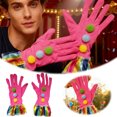 thumbnail image 2 of With Colorful Pom Poms And Ruffled Funny For Carnival Circus Halloween Party Graduation Party Decorations 2022 Event Dress for Women Short Event Dress Party Decorations for Men 21st Birthday Party, 2 of 5
