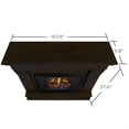 thumbnail image 4 of Real Flame Canada Chateau Solid Wood Electric Fireplace in Dark Walnut, 4 of 16