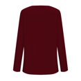 thumbnail image 4 of Womens Long Sleeve V Neck T Shirts 2025 Casual Basic Ribbed Knit Tops Lightweight Stretch Pullover Sweater Shirts, 4 of 5