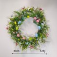 thumbnail image 4 of Boovnll Easter Wreath, 18" Easter Eggs Wreath, Spring Wreath, Green Easter Wreaths for Front Door, Spring, Wall, Window, Easter Decor, Easter Decorations, 4 of 8