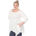 thumbnail image 2 of White Mark Tunique Makayla pour Femmes à Manches 3/4, 2 of 5