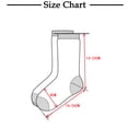 thumbnail image 3 of LckLvx Women's Winter Mid Tube Socks Thick Warm Home Socks Color Block Fleece Soft Crew Socks, 3 of 4