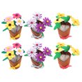 thumbnail image 3 of 6pcs DIY Non-woven Flowerpot DIY Craft Project Flowerpot Craft Kit for Kids, 3 of 5