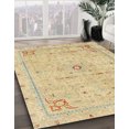 thumbnail image 2 of Ahgly Company Indoor Rectangle Abstract Brown Gold Abstract Area Rugs, 4' x 6', 2 of 6