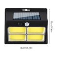 thumbnail image 2 of Solar Outdoor Lights With Motion Sensor 3 Lighting Modes Wall Mount Security Light For Fence Yard Garden Patio Front Door 13.7 cm x 11.6 cm, 2 of 8