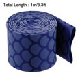 thumbnail image 2 of Unique Bargains 41mm Plat 3.3ft 2:1 Rapport Bleu Thermorétractable Enveloppe Manchon pour Poignées Canne à Pêche Poignée, 2 of 5