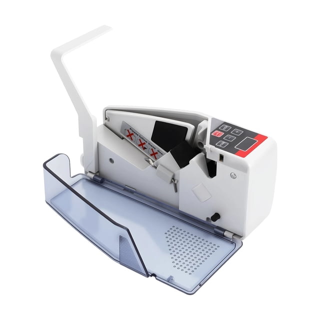 2W Portable Money Counter V40, 600 Bills/Min with LED Display for Banks & Stores
