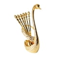 thumbnail image 2 of Meitianfacai Eating Fork Dining Fork, Coffee Spoon Fruit Fork Stainless Steel Bar Dessert Spoon With Swan Rack Household Tableware, 2 of 2